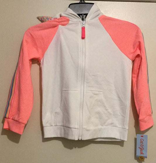 Cat & Jack - New with Tags - Girl Jacket with Hoodie Size S (6/6X)